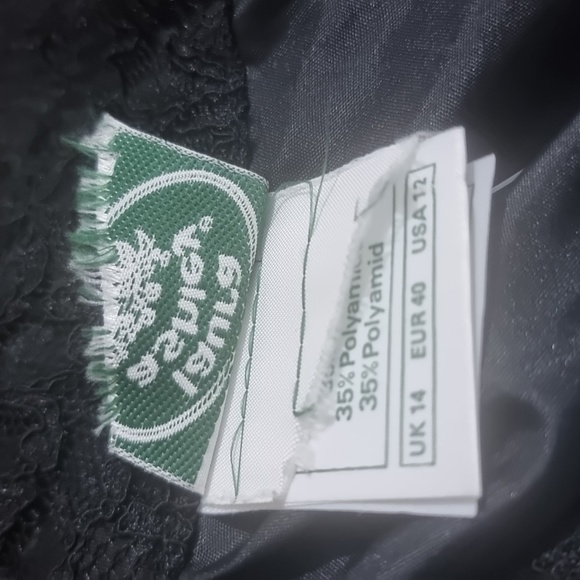 Laura Ashley black lace design skirt UK 14 - Picture 5 of 5